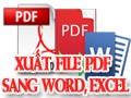 Cách chuyển đổi file PDF sang Word trong Adobe Reader như thế nào?
