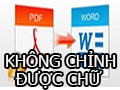 Làm thế nào để chuyển đổi các file scan hoặc file ảnh PDF sang Word để chỉnh sửa được?
