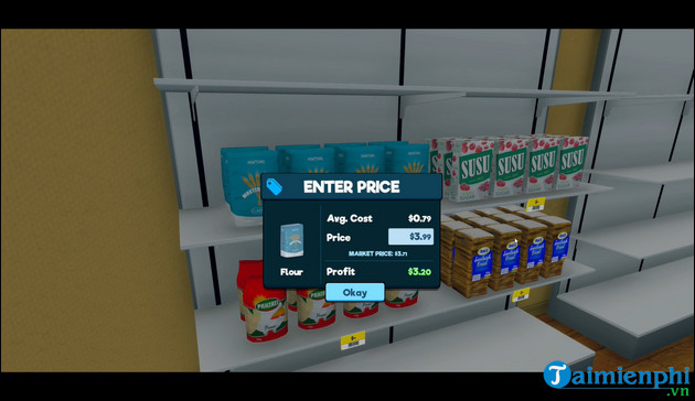 cach choi supermarket simulator tang doanh thu loi nhuan 2