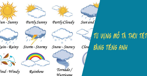 Từ vựng mô tả thời tiết bằng tiếng Anh potx